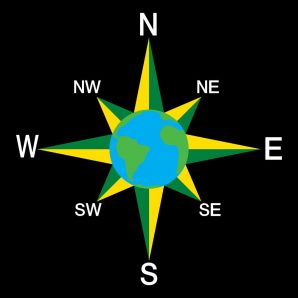 TME001-E8 8 Point Earth Compass