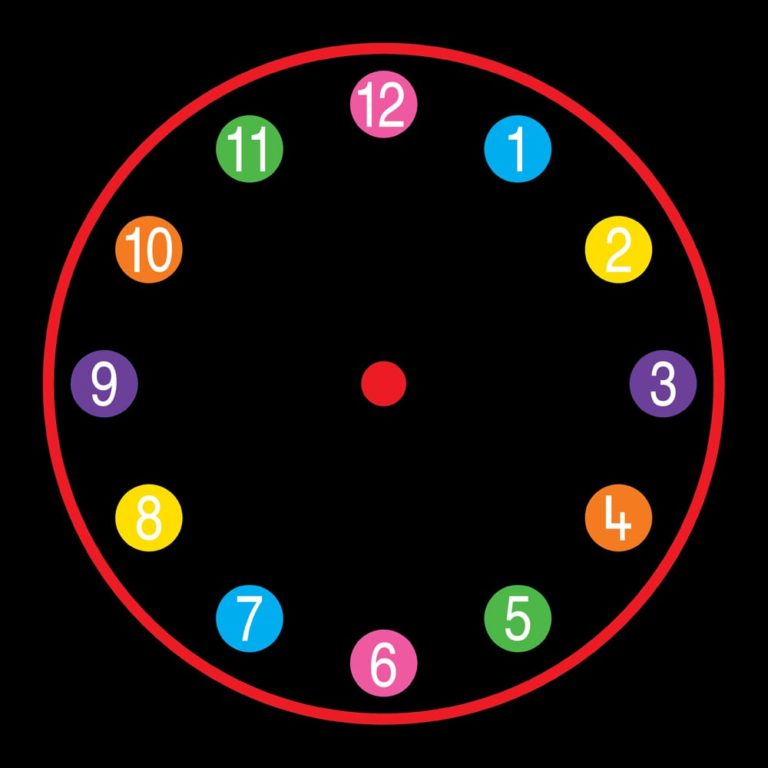 TME002-C Circles Clock