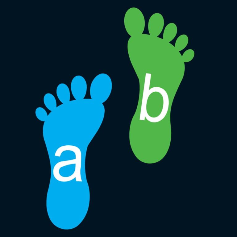 TME015-AFAZ Alphabet Footprints A-Z