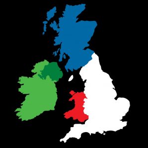 TME017-UKMCS UK Map Multi-Coloured Small