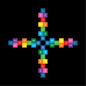 TMG001-4L 4-Way Hopscotch Large
