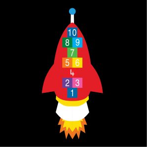 TMG001-R Rocket Hopscotch