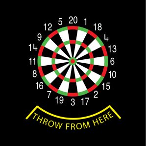 TMG002-DFS Dartboard Small Full Solid