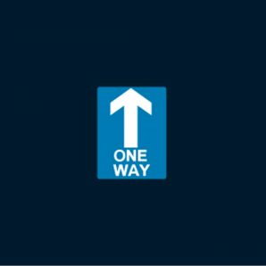 TMR018 One Way Sign